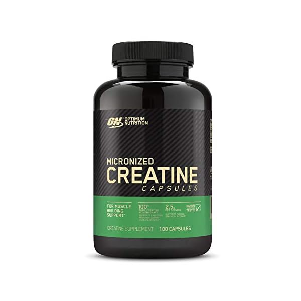 Optimum Nutrition Micronized Creatine Monohydrate Capsules, Keto