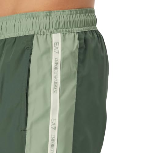 Bañador EA7 Boxer Mare Verde corto de hombre talla M modelo 7M001679-AF21070 4