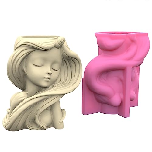 Moule silicone pot de fleurs pour fabriquer pots de jardin
