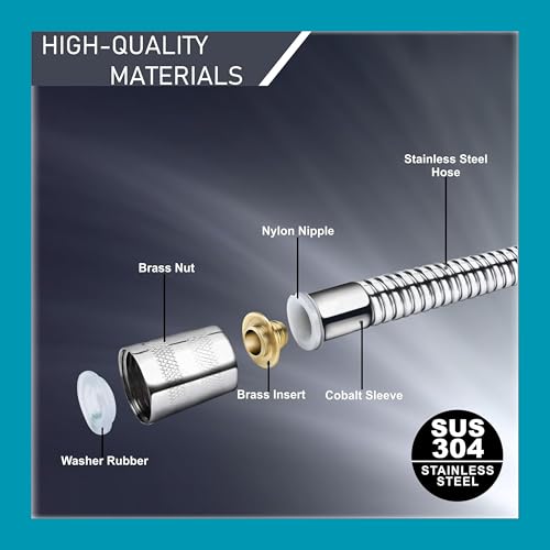 Image of SPARROW High Pressure ABS Toilet Jet Spray Set for Bathroom | Chrome Finish Handheld Health Faucet Set | Multipurpose Bidet Sprayer for Toilet, Basin, Pet Cleaning & Personal Hygiene
