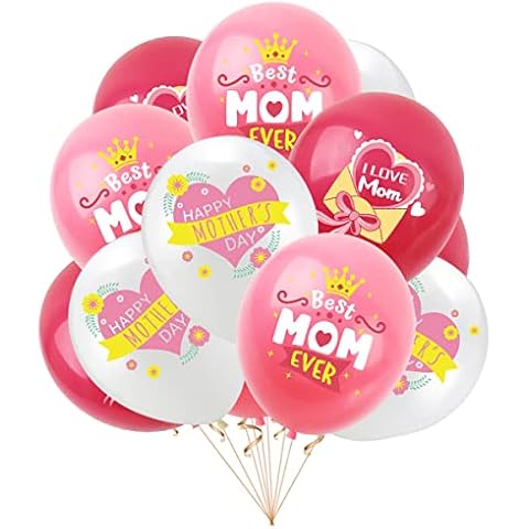 24pcs Happy Mother's Day Balloon Decorations Cover