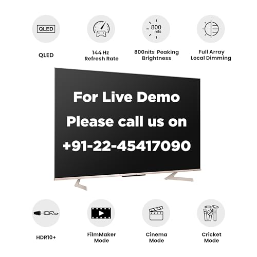 Image of Vu 164cm (65 inches) Masterpiece Series 4K QLED TV 65QMP-24 (Armani Gold)