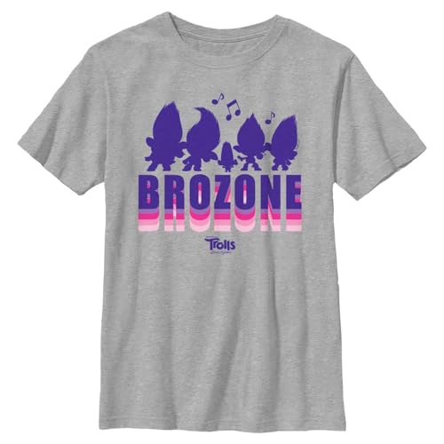 DREAMWORKS TROLLS Trolls Brozone SIL Boys Short Sleeve Tee Shirt