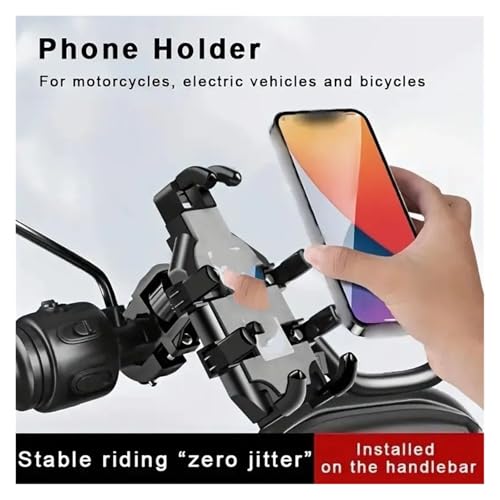 Support téléphone pour vélo électrique et moto idéal pour la navigation GPS