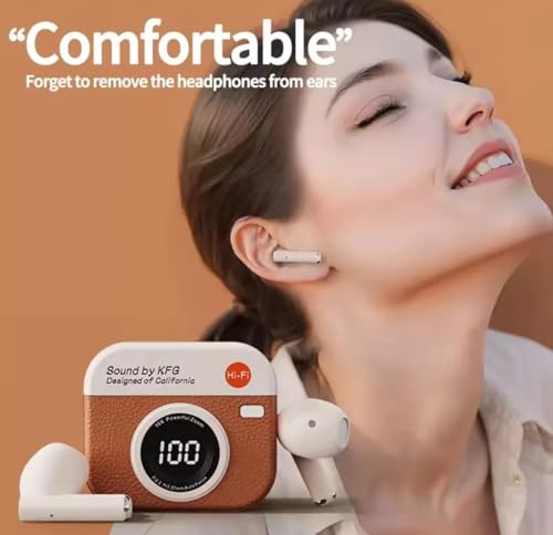Image of Aura TWS Earbuds with Digital Display, BT 5.49+ENC for Clear Calling, Low Latency Gaming Wireless Headphone, 36 Hours Play, Immersive Sound, Touch Control, IPX4 & Voice Assistance. (Green)