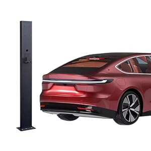 Oplaadstation, laadzuil voor elektrische auto’s, universeel New Energy auto-laadstation, voor garage, fabriek, gemeenschap, winkelcentrum, zwart, 120 cm