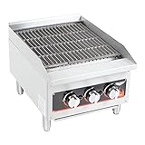 Vollrath 407292 Cayenne 18-Inch Countertop Charbroiler, Stainless Steel - 60,000 BTU