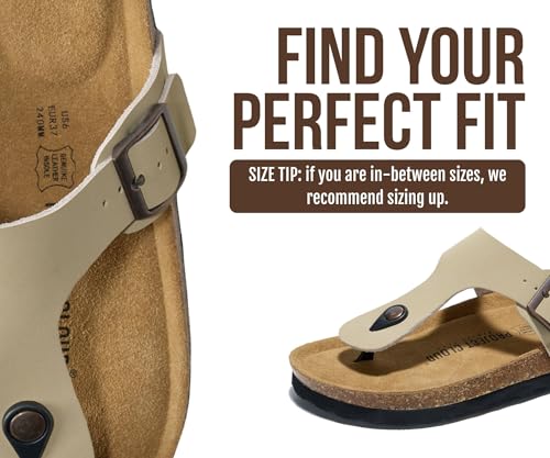Image of Project Cloud Womens Sandals 100% Genuine Leather Thong Sandals for Women - Memory Foam Insole Women Sandals - Non-Slip Flip Flops for Women - Lightweight Sandals Women Footwear 2026