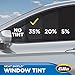 Gila Heat Shield 35% VLT Automotive Window Tint DIY Glare Control UV Blocking Basic 35% Dark Smoke 24