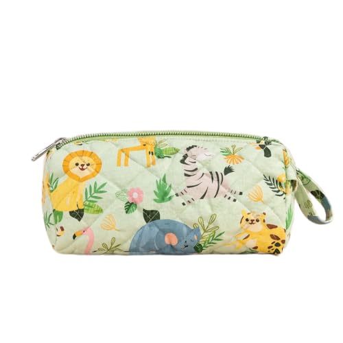 Image of Multipurpose Travel Organizer | All-in-One Compact Durable, Lightweight, Waterproof, Bag | Travel Friendly Pouch | Ideal for Stationary, Diaper, Medicines (Jungle Safari Print)