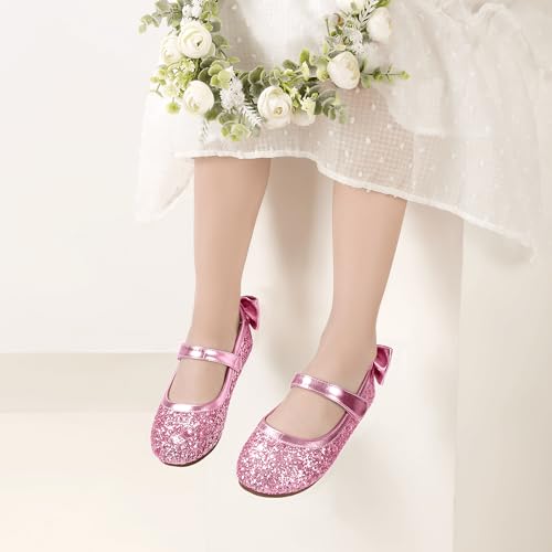 Image of PANDANINJIA Toddler Dress Shoes Flower Girls Ballet Flats