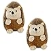 VILLCASE 2 Stück Plüschigel Stofftier Kleine Igelpuppe Plüschtier 17Cm Mini Igel Figur für Baby Kleinkind Freundin Valentinstag