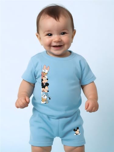 Image of minicult kids Kids Cotton Shorts and Matching Tshirt Coord clothing set with Cute Prints Clothing Set (200gsm Cotton Fabric)(pack of 2)