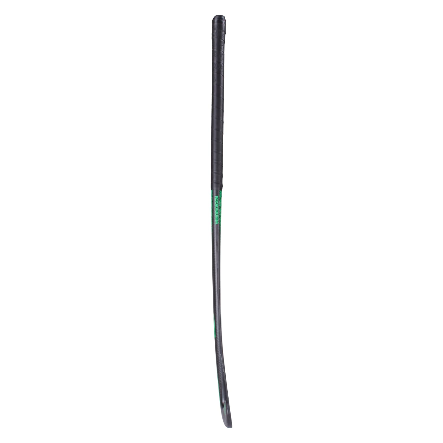 Kookaburra Hat Cyber Mid Bow Stick Palo de Hockey sobre césped, Unisex, Negro/Verde, 37.5" Light