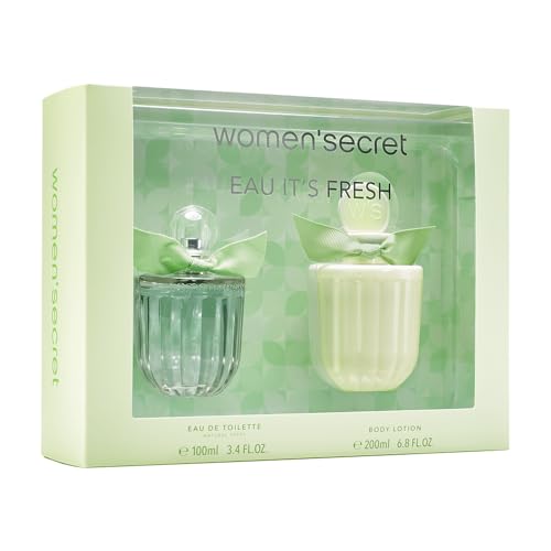 Women Secret Eau It S Fresh Estuche Regalo Perfumes De Mujer Pack De 2 Piezas Eau De Toilette 100ml Con Vaporizador Y Body Lotion 200ml Set Fragancia Fresca, Floral Y Afrutada Colonia Mujer Women Secret Eau It S Fresh Estuche Regalo Perfumes De Mujer Pack De 2 Piezas Eau De Toilette 100ml Con Vaporizador Y Body Lotion 200ml Set Fragancia Fresca, Floral Y Afrutada Colonia Mujer