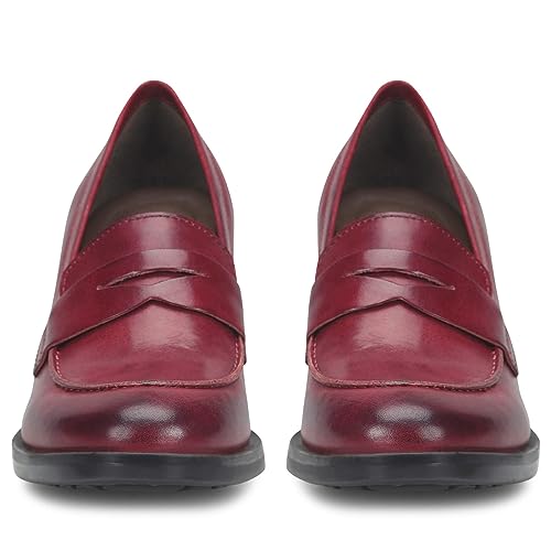 Image of SHODENSE Women Vintage Chunky Heel Loafers Pumps Platform Round Closed Toe Oxford Shoes Burnished Patent Matte Suede Slip On Dress Loafer Block Stacked Heels Office Formal Work Business 4-11 M US