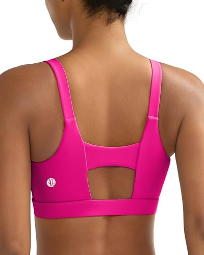 Image of RUNNING GIRL Sports Bra for Women High Support, Molded Cup Supportive High Impact Sports Bras with Sewn in Pads