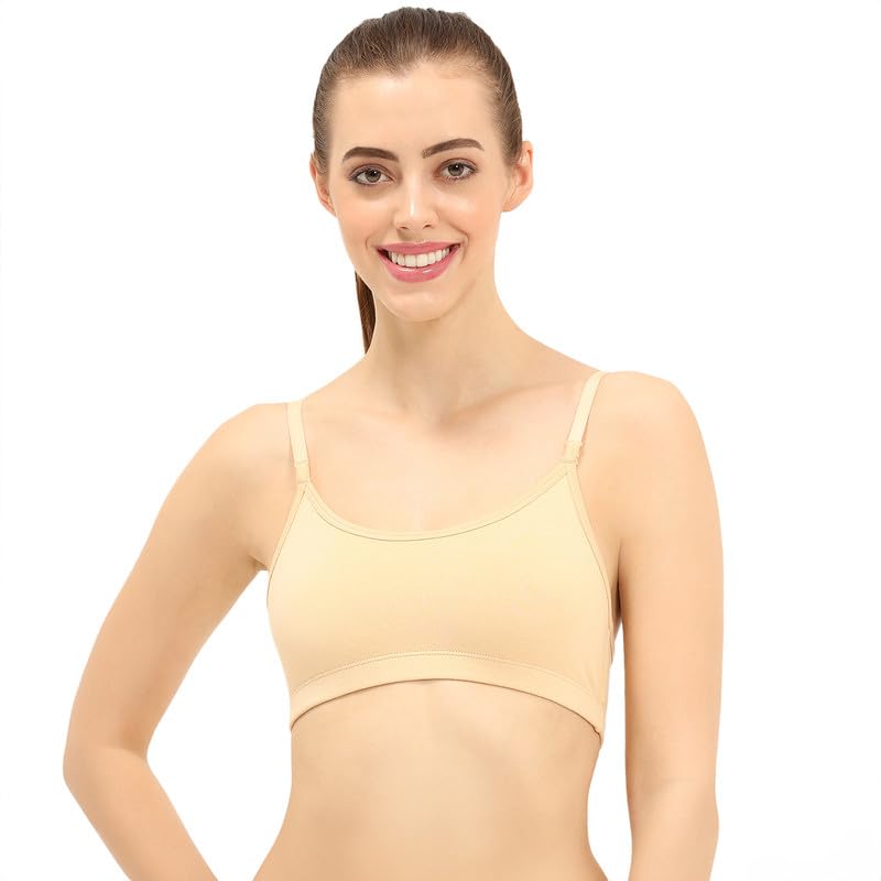 ENVIE A005 - Teenage Cami Bra- Beginers Bra for Girls - Non-Padded Non-Wired Full Coverage Bra-image-29