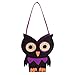 Produktbild Joyfeel buy 1 Stück Halloween Tasche Kinder Schwarz Eule Muster Geschenkbeutel Süßigkeitstasche Handtasche Eimer für Kostüm Party