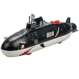 Alloy Shark Submarine Toys Military Ships Warships Back to Sound and Light ï¼ŒModel boy Toys