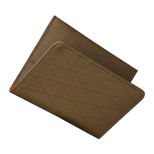 ALPAKA Ark Bifold Wallet Coyote Brown X-Pac VX21 - Rfid Card Holder - Holds 8 to 10 Cards - Designated Cash Slot - Built to Last - Polished and Professional Looking - Wallet for Men