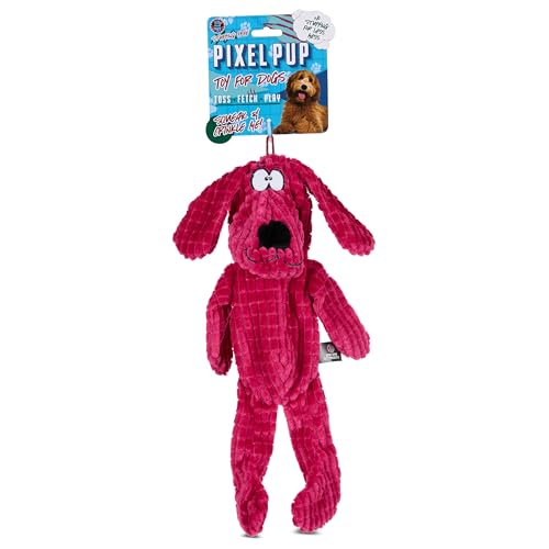 Juguete mordible para perros Bow Wow Pixel Pup sin relleno