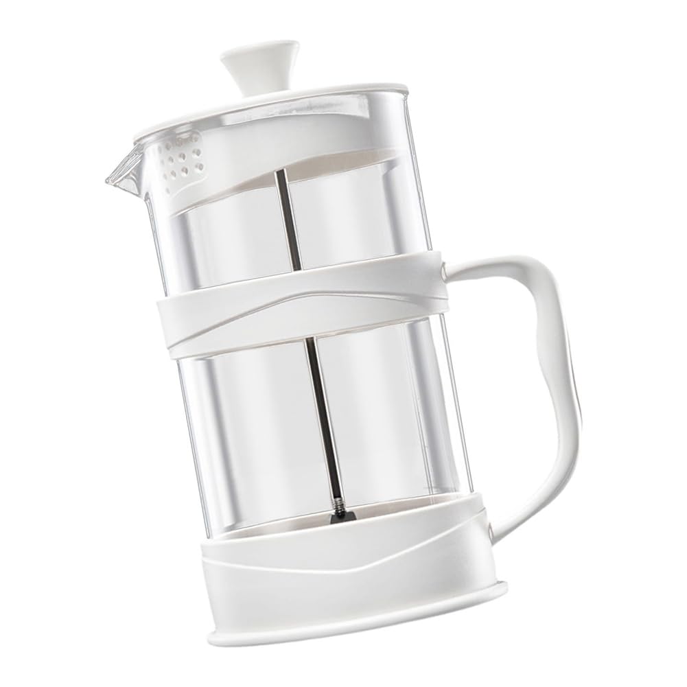 CTRLZS Household Tea Maker French Filter Pot Glass Hand with Filter Brewing Cold Brew Pot Hand-Pour Coffee Pot 350ml