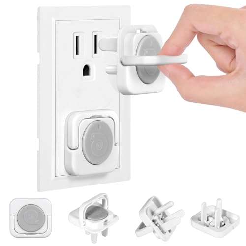 Image of Outlet Covers Baby Proofing, 40 Pack Child Proof Plug Socket Covers Electric Plug Protectors Safety Caps to Prevent Power Shock, for US 3-Prong, Gray