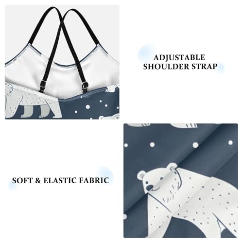 Polar Bear Girls One Piece Swimsuits Quick Dry Beach Swimwear Bathing Suit4