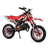 DEETAGO VTX 50 Pocket Bike Benzin, Rot