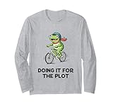 farlo per la trama frog divertente gen z meme trending slang maglia a manica