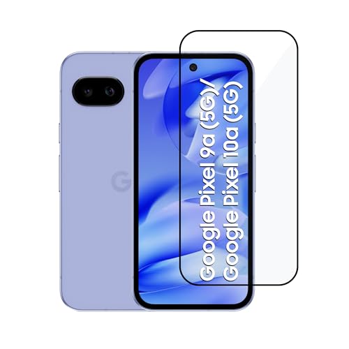 Image of CEDO Tempered Glass for Google Pixel 9a / Pixel 10a (5G) | Screen Protector Full HD Quality Tempered Glass Anti-Scratch Edge to Edge Coverage with Easy Installation Kit (Black)