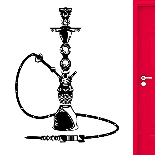Shisha Lounge Wandaufkleber Shisha Rauch Unkraut Wandtattoo Wohnzimmer Dekoration Tapete Kunst Wanddekoration 54X42 Cm