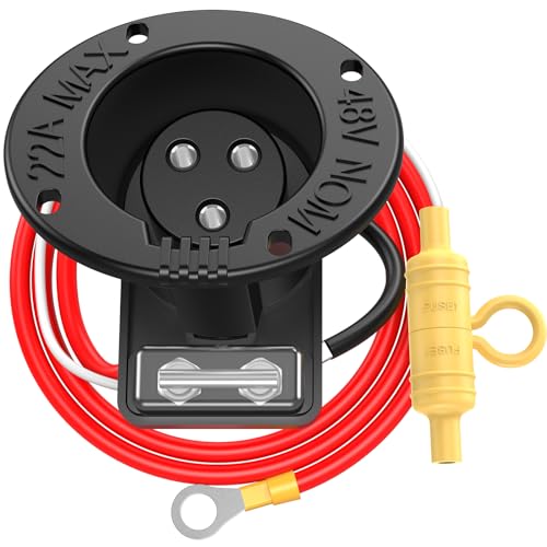 Club Car 48V Charger Receptacle Kit
