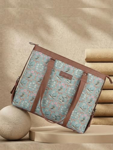Image of Stylish Tote Bags for Office Use | Laptop Bag 15.6 inch | Purse for Women | Vegan Leather Handbag | Daily & Travel Use |