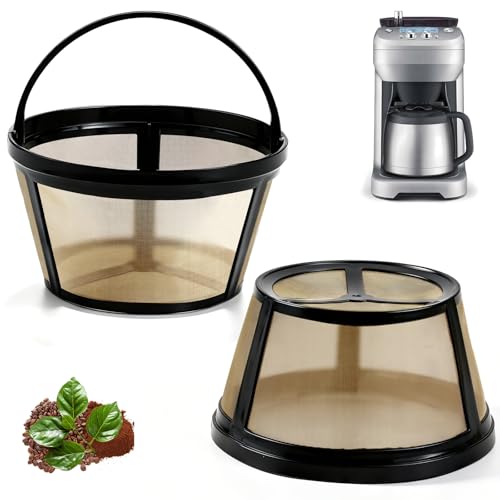 Reusable Coffee Filters Compatible with Breville Coffee Maker,2Pack Coffee Filters for Breville BDC650BSS Grind Control Coffee Maker