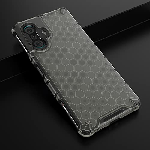 Image of Glasgow Back Case Cover Designed for Poco F3 GT - Black