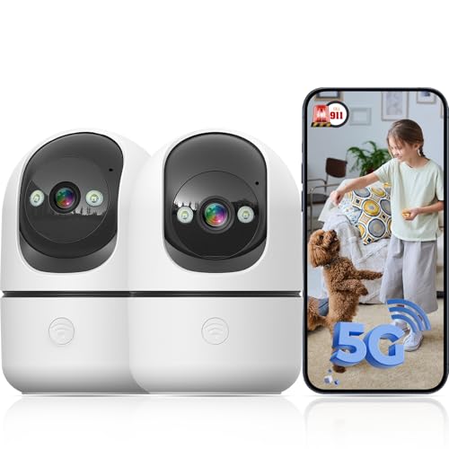 Indoor Camera 5G&2.4G WiFi Cameras for Home Security Instant 911 ...
