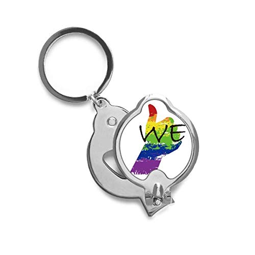 Coupe-ongles LGBT Rainbow Flag Nous idéal pour trousse de voyage
