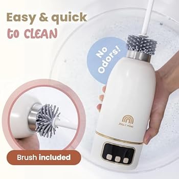 Robofun Chauffe Biberon Portable Pour Nomade Sans Fil Batterie Longue Duree Grande Capacite De 500 Ml Fonction De Pasteurisation Pratique A Utiliser A Tout Moment N Importe Ou