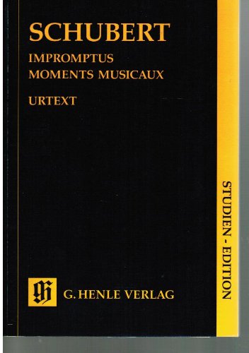 Schubert: Impromptus / Moments Musicaux (Henle Study Edition, HN9004 ...