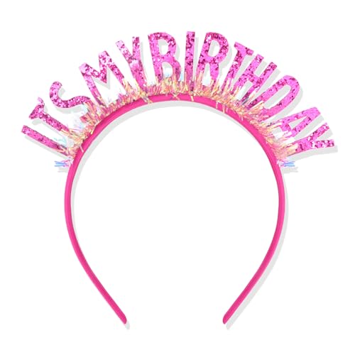 Cavetee Birthday Crown For Women,Birthday Headband For Girls Birthday Girl Headband,Birthday Crown Adult Woman cover
