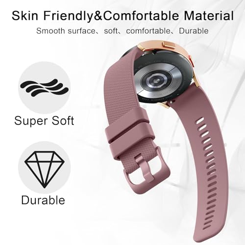 3 Pack Correas de Silicona 20mm 22mm para Reloj miniatura 3
