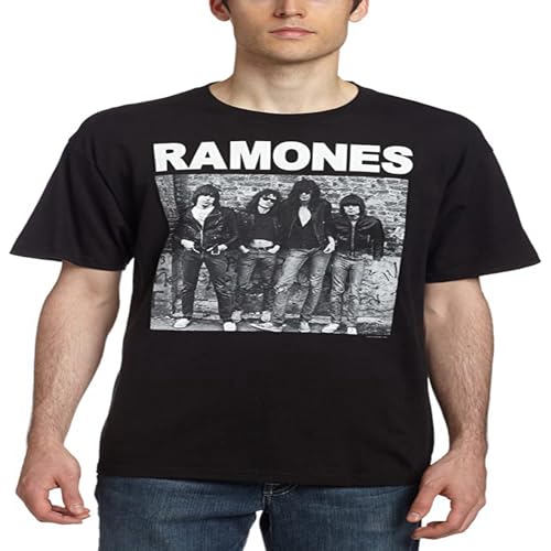 JINQIANXI Men's Ramones 1St Album T Shirt Size S Black