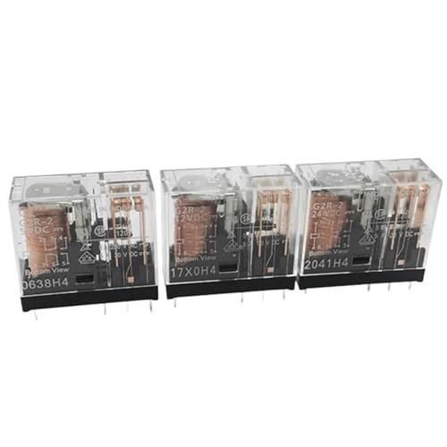 Relais DC5V 12V 24V G2R-2-12VDC commutateur 5A pour réparation carte électronique