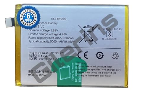 Image of Original B-V0 Battery for IQOO Z6 44W Battery with 6 Month Warranty****(PP223)