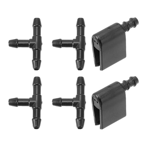 Partuto Kit De Boquillas De Lavado De Parabrisas Para Volkswagen Crafter 2006-2018 Boquillas De Pulverización De Parabrisas Chorro De Lavado De Limpiaparabrisas No.2E1955985 4 Pcs