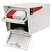 Mail Boss 7507 Curbside Mail Manager Security Locking Mailbox, Cream White