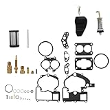 Carburetor Rebuild Kit 3302-804844002 for Mercruiser Marine 3.0 4.3 5.0L 2-Barrel Engines