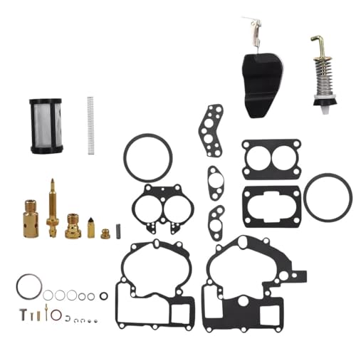 Carburetor Rebuild Kit 3302-804844002 for Mercruiser Marine 3.0 4.3 5.0L 2-Barrel Engines